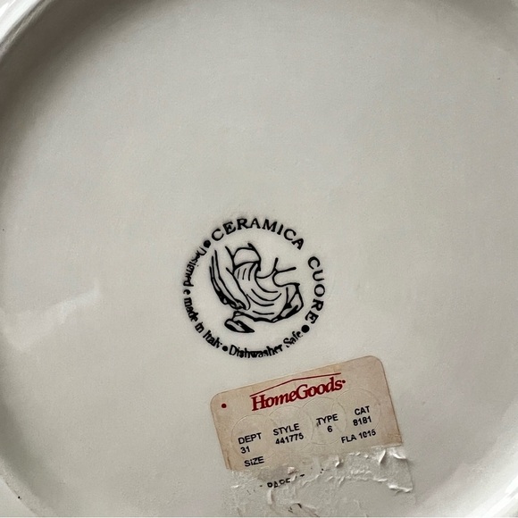 Ceramica Cuore Venezia Gondola Plate Made In Italy 9" - Picture 8 of 9